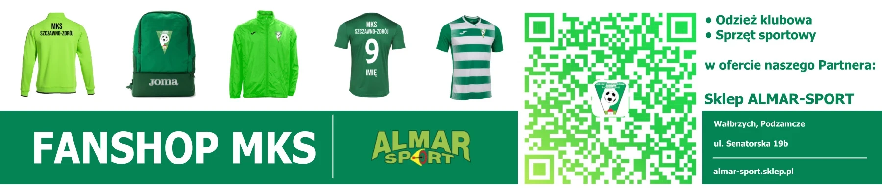 Kolekcja klubowa - odzież i akcesoria MKS w Almar-Sport